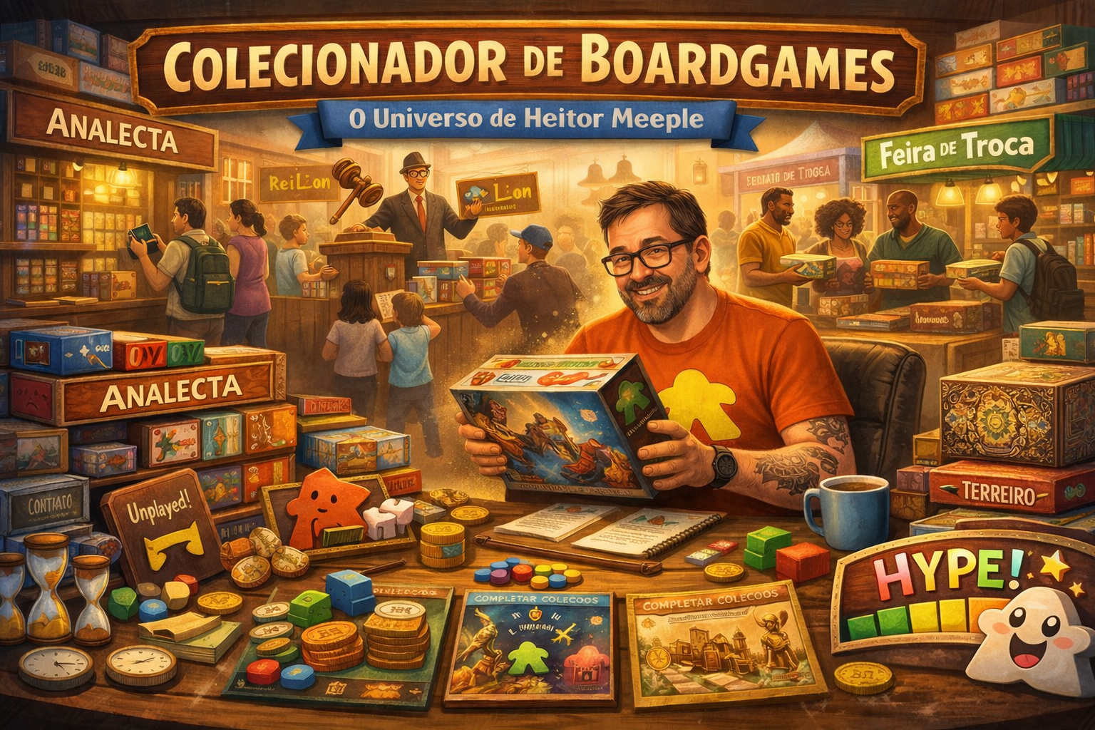 Capa de Colecionador de Boardgames
