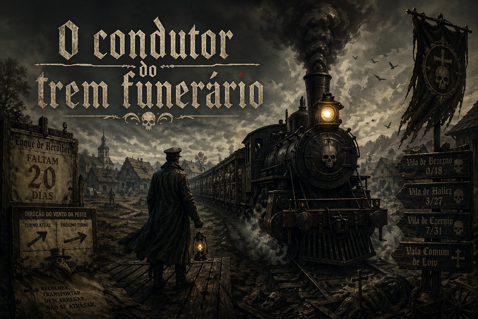 Capa de O Condutor do Trem Funerário